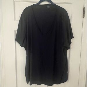 Old Navy navy size 2X striped luxe tee